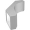 Ekena Millwork 5 1/2-in. W x 14-in. D x 22-in. H Legacy Architectural Grade PVC Knee Brace BRCP055X14X22LEC - alternate 2